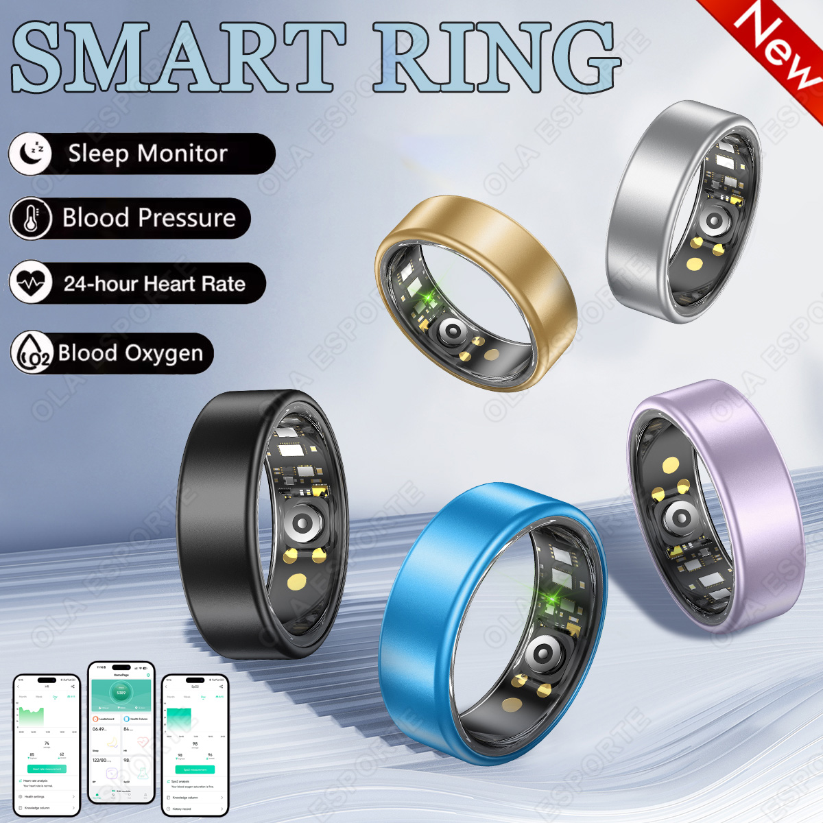 Temperature Ring Skin - Novo Anel Inteligente R09 para Homens
