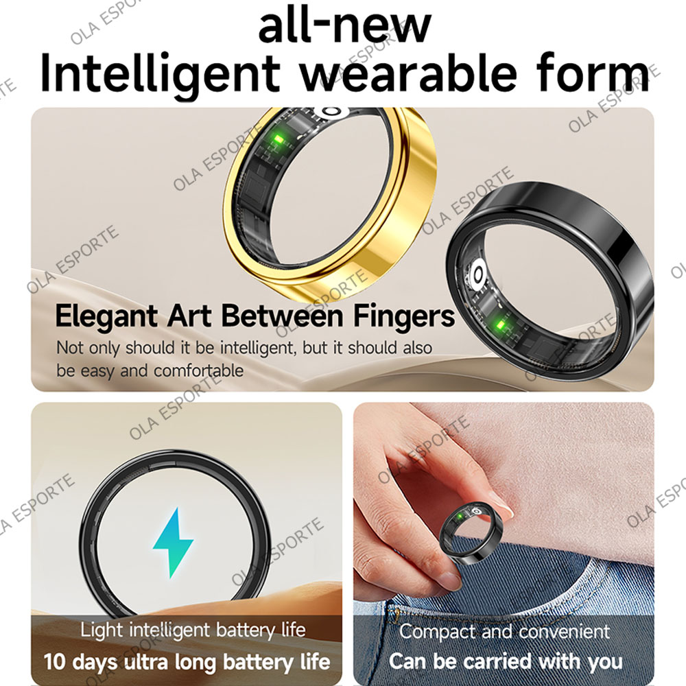 Temperature Ring Skin - Novo Anel Inteligente R09 para Homens