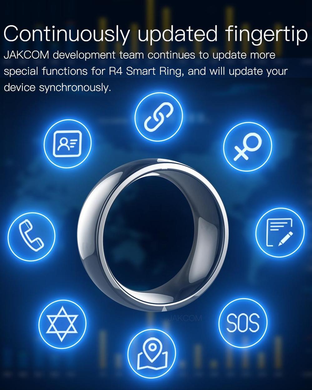 Jakcom-anel inteligente r4, à  - Smart Ring Nfc Pay avaliação e preço