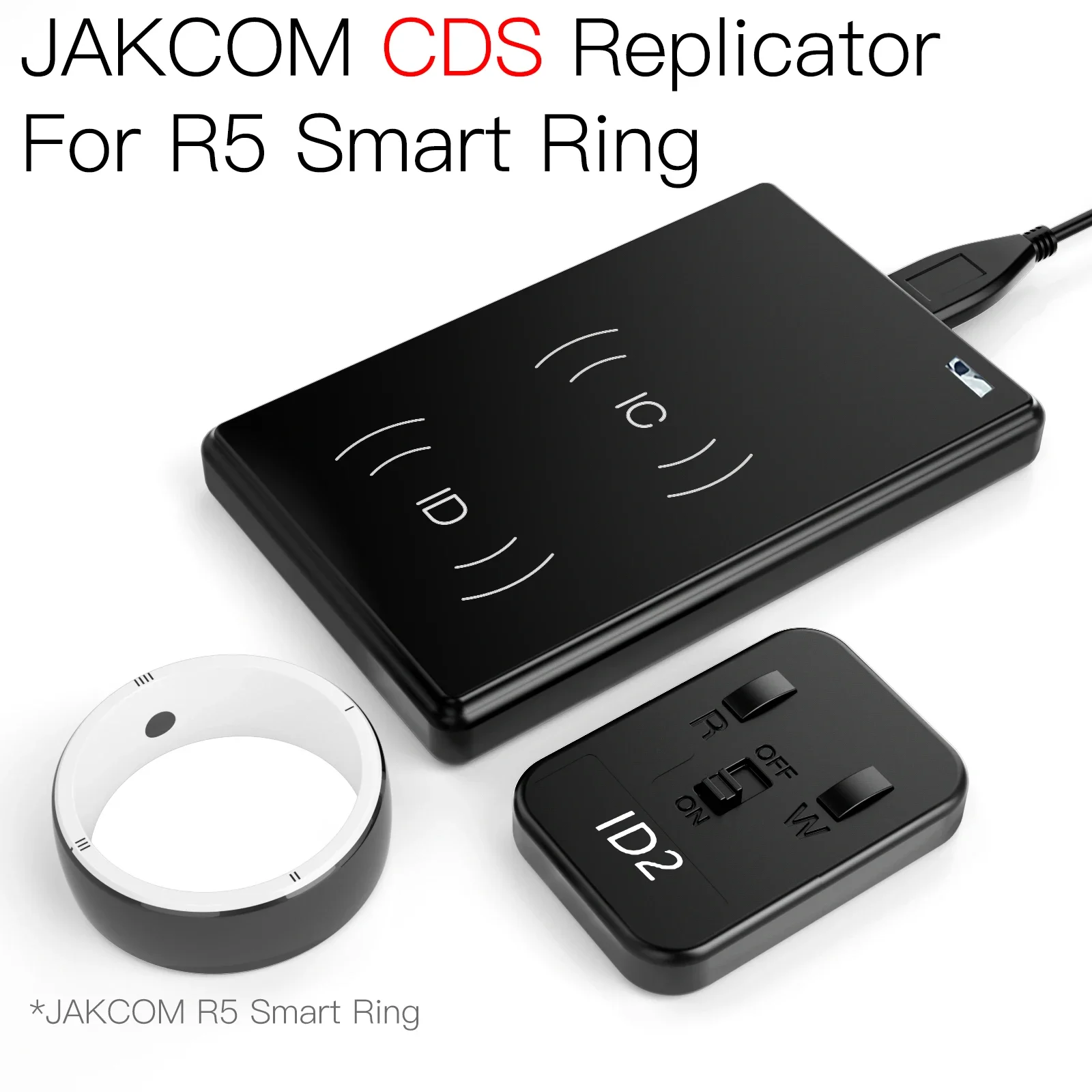 Novo Replicador RFID JAKCOM CD - Smart Ring Nfc Pay avaliação e preço