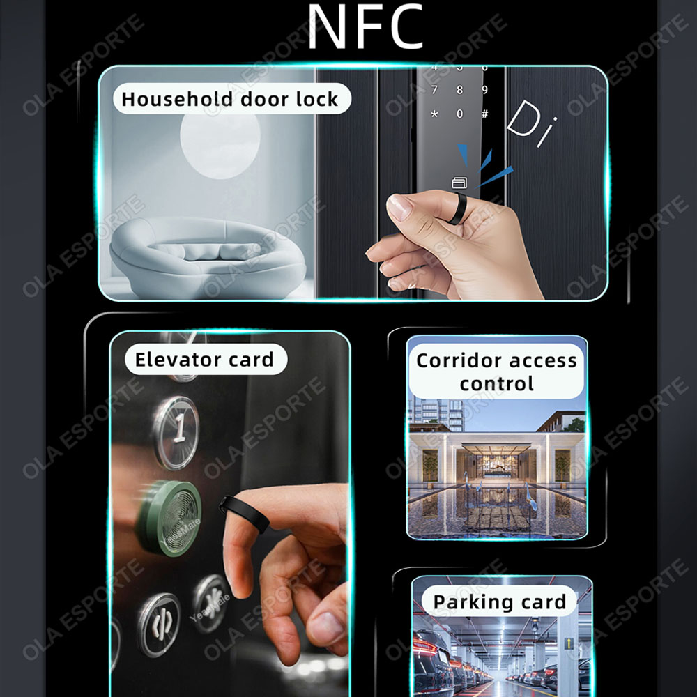 Novo anel inteligente masculin - Smart Ring Nfc Pay avaliação e preço