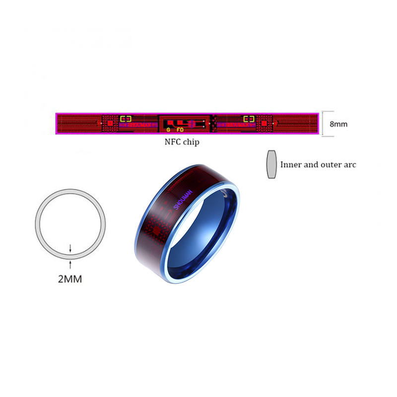 Nova moda magia usar nfc anel  - Smart Ring Nfc Pay avaliação e preço