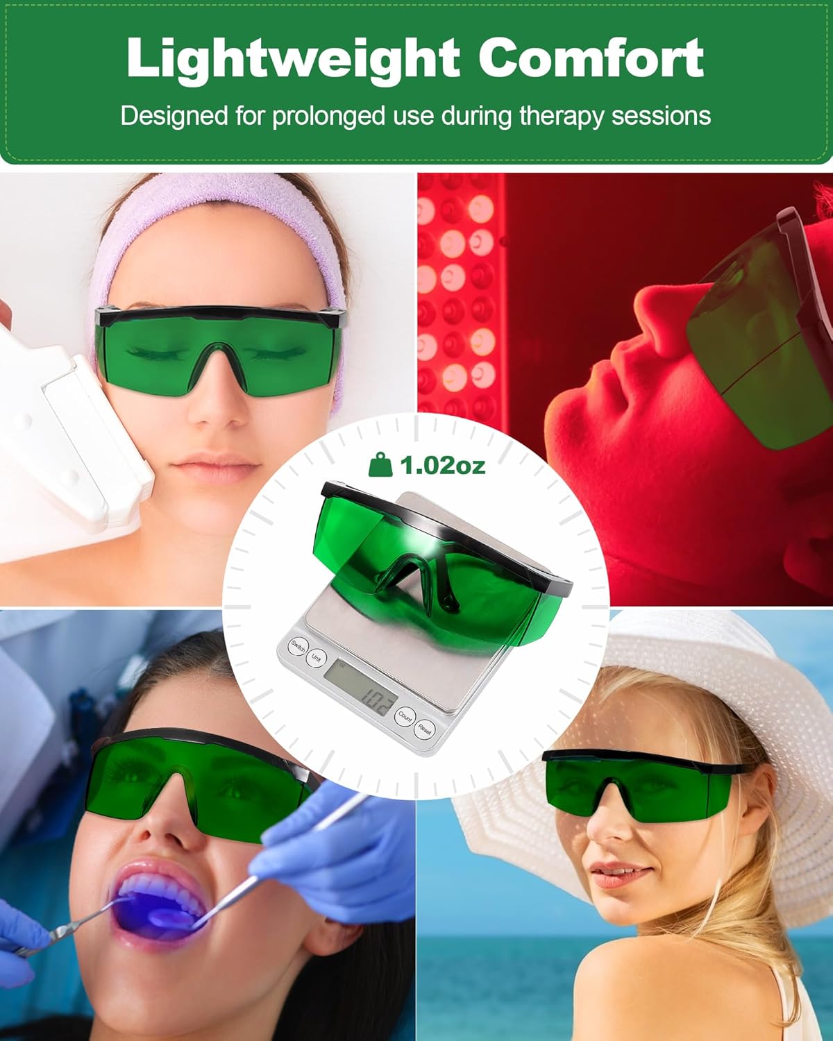 Óculos de Terapia com Luz Verm - Light Therapy Glasses avaliação e preço