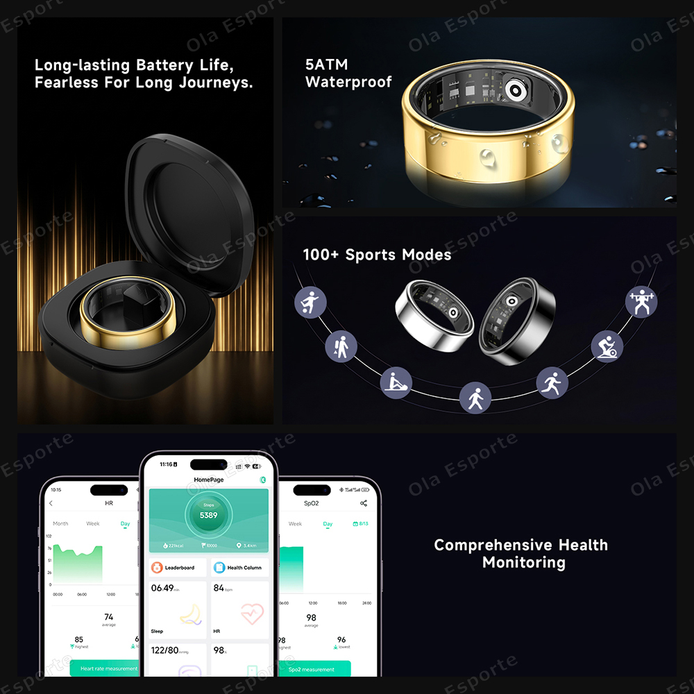 Novo Anel Inteligente R09 para - Temperature Ring Skin avaliação e preço